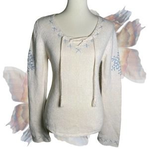 Next Era Y2K Snowflake Sweater (M)